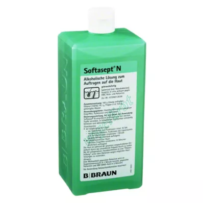 Softasept® N bezfarebný dezinfekčný prostriedok na pokožku, 1000 ml Softasept® N bezfarebný dezinfekčný prostriedok na pokožku, 1000 ml