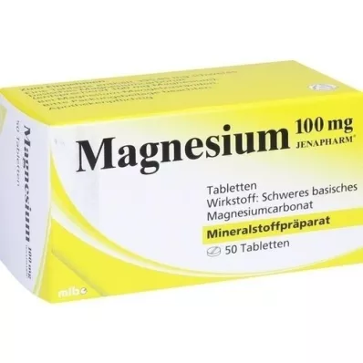 MAGNESIUM 100 mg tablety Jenapharm, 50 ks