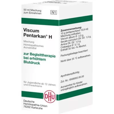 VISCUM PENTARKAN H zmes, 50 ml