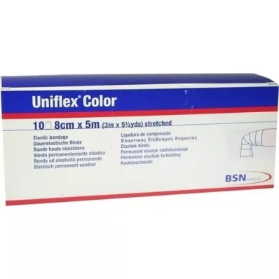 UNIFLEX Univerzálne obväzy 8 cmx5 m modré, 10 ks
