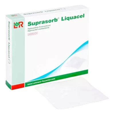 Suprasorb Liquacel hydroact. vláknová spojka 15x15 cm (4 ks)