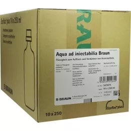 AQUA AD injectabilia Ecoflac Plus infúzny roztok, 10X250 ml