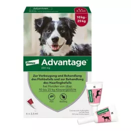 Advantage 250 pre psov od 10-25 kg, 4 ks