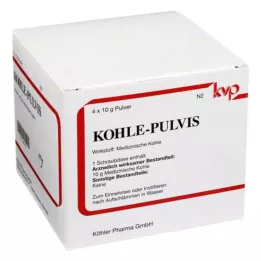KOHLE pulvis prášok, 4X10 g