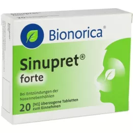SINUPRET forte poťahované tablety, 20 ks