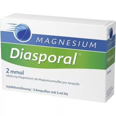 MAGNESIUM DIASPORAL 2 mmol ampulky, 5X5 ml