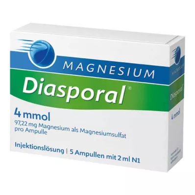 Magnesium Diasporal 4 mmol ampulky, 5X2 ml