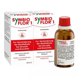 SYMBIOFLOR 1 suspenzia, 2x50 ml