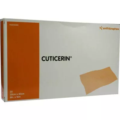 CUTICERIN Gáza 20x40 cm s masťovým povlakom, 25 ks CUTICERIN Gáza 20x40 cm s masťovým povlakom, 25 ks