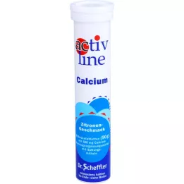 ACTIVLINE Kalcium citrón šumivé tablety, 20 ks