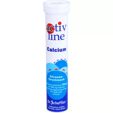 ACTIVLINE Kalcium citrón šumivé tablety, 20 ks