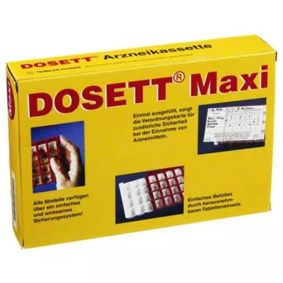 Dosett Maxi lekárska kazeta r, 1 ks Dosett Maxi lekárska kazeta r, 1 ks