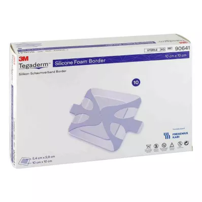TEGADERM Silikónová pena FK 10x10 cm, 10 ks