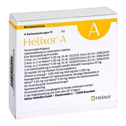 Ampulky v balení Helixor série A IV (4x7 kusov)