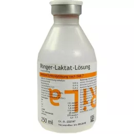 RINGER LAKTAT Plastový roztok, 250 ml