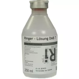 RINGER LÖSUNG DAB 7 plastových, 250 ml