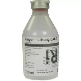 RINGER LÖSUNG DAB 7 plastových, 250 ml