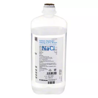 ISOTONE Fyziologický roztok 0,9 % Braun Ecoflac Plus, 1000 ml