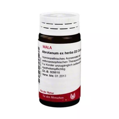 Abrotanum ex Herba D 3 guľôčky, 20 g Abrotanum ex Herba D 3 guľôčky, 20 g