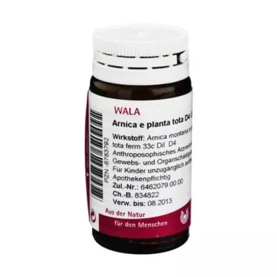 Arnica E Planta tota D 4 guľôčky, 20 g Arnica E Planta tota D 4 guľôčky, 20 g