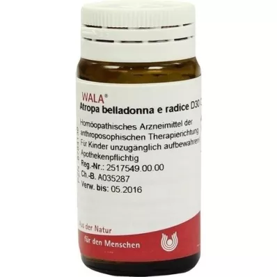 ATROPA belladonna e Radix D 30 globúl, 20 g