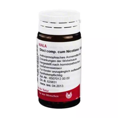 Disk comp.cum Nicotiana globule, 20 g Disk comp.cum Nicotiana globule, 20 g