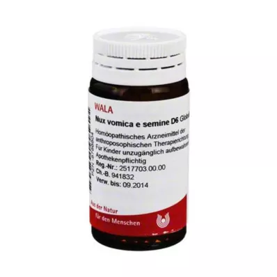 Nux vomica e semine D 6 globúl, 20 g Nux vomica e semine D 6 globúl, 20 g