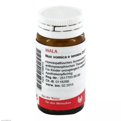 Nux vomica e semine D 12 guľôčok, 20 g
