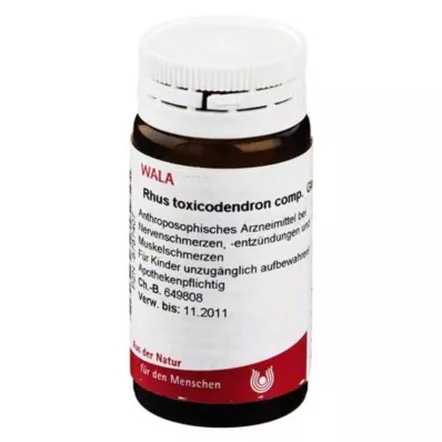 Rhus toxicodendron comp.Guľôčky, 20 g Rhus toxicodendron comp.Guľôčky, 20 g