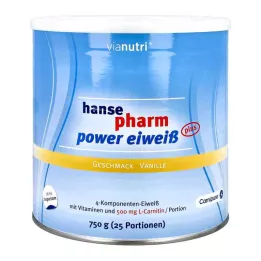 HANSEPHARM Výkonný vaječný bielok plus vanilkový prášok, 750 g