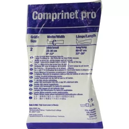 COMPRINET profi pančucha na hornú časť nohy dlhá veľkosť 2 biela, 2 ks