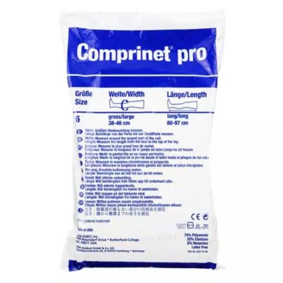 COMPRINET profi pančucha horná časť nohy dlhá veľkosť 6 biela, 2 ks