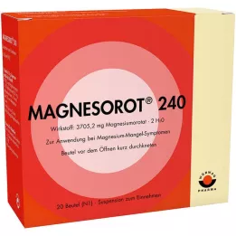 MAGNESOROT 240 vrecúšok, 20 ks