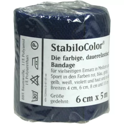 BORT StabiloColor obväz 6 cm modrý, 1 ks