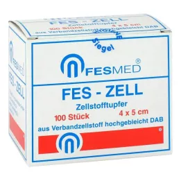ZELLSTOFFTUPFER FES ZELL 4x5 cm vysoko bielené, 100 ks