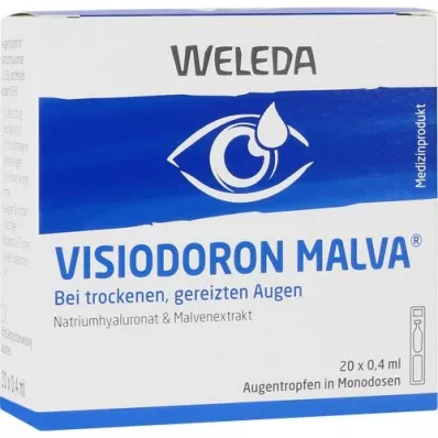 VISIODORON Očné kvapky Malva v jednodávkovej pipete, 20X0,4 ml