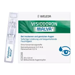 VISIODORON Očné kvapky Malva v jednodávkovej pipete, 20X0,4 ml