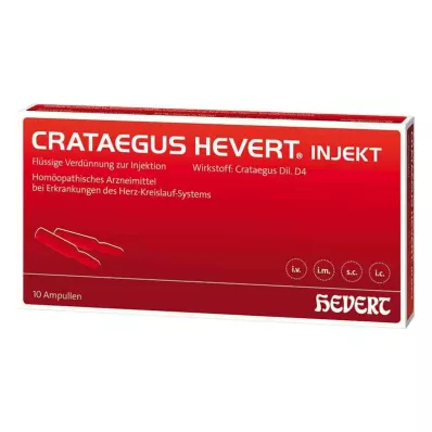 Crataegus Hevert injekčné ampulky (10 ks) Crataegus Hevert injekčné ampulky (10 ks)