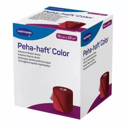 PEHA-HAFT Farebná fixačná páska bez latexu 10 cmx20 m červená, 1 ks