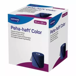 PEHA-HAFT Farebná fixačná páska bez latexu 10 cmx20 m modrá, 1 ks