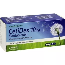 CETIDEX 10 mg filmom obalené tablety, 100 ks