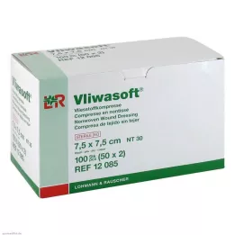 VLIWASOFT Netkané kompresy 7,5x7,5 cm sterilné 6l, 50X2 ks