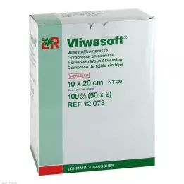 VLIWASOFT Netkané kompresy 10x20 cm sterilné 6l, 50X2 ks