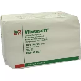 VLIWASOFT Netkané kompresy 10x10 cm nesterilné 6l, 100 ks