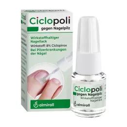 CICLOPOLI proti plesniam na nechtoch lak na nechty s obsahom účinnej látky, 6,6 ml