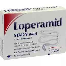 LOPERAMID STADA akútne 2 mg tvrdé kapsuly, 10 ks