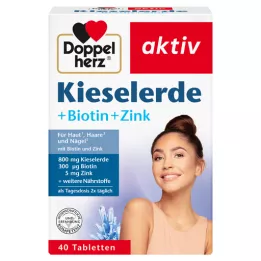 DOPPELHERZ Kremelina + biotín + zinok, 40 ks