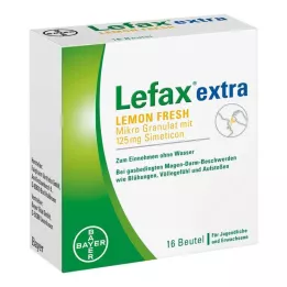LEFAX extra Lemon Fresh mikrogranule, 16 ks