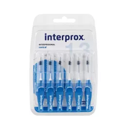 Interprox reg kónická modrá medzizubná kefka Blis, 6 ks