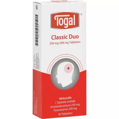 TOGAL Tablety Classic Duo, 30 ks